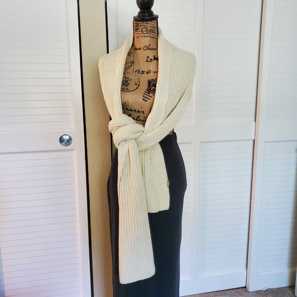 New/Never Used Cotton Knit Ribbed Wrap/Scarf - Local Pickup Offer - Picture 3 of 5